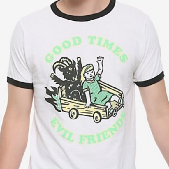 Hot Topic Other - NWOT Hot Topic Good Times Evil Friends T-shirt XL